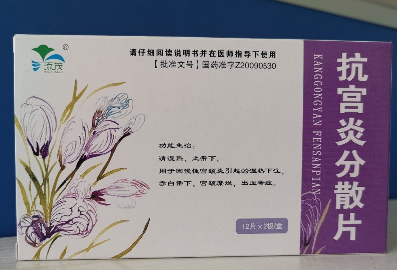 抗宫炎分散片
